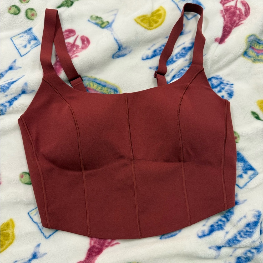 Rust Red Crop Top